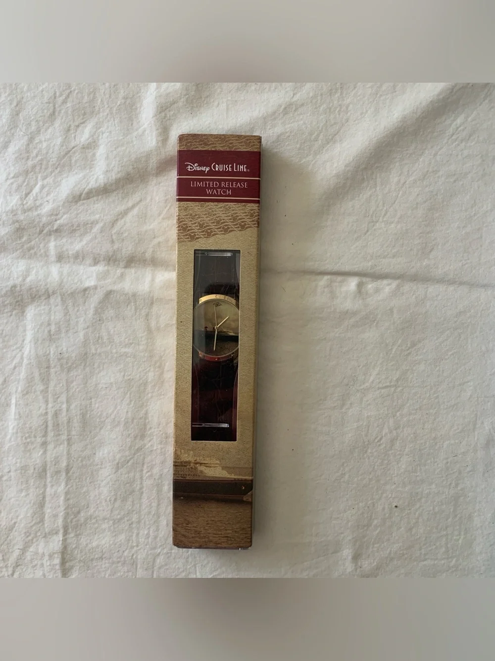 Disney Cruise Line Watch in Brown and Gold-Tone